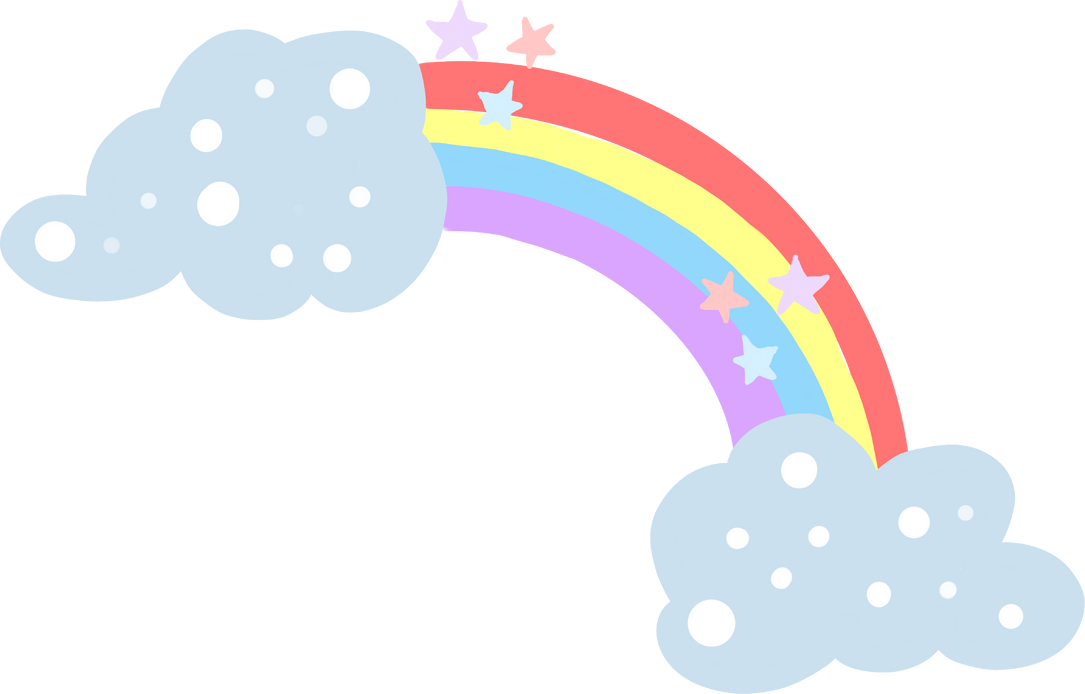 Cute Rainbow Illustration  